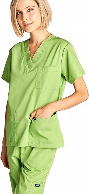 Dagacci Scrubs Medical Uniform Unisex - униформа для медперсонала в цвете авокадо