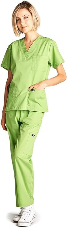 Dagacci Scrubs Medical Uniform Unisex - униформа для медперсонала в цвете авокадо