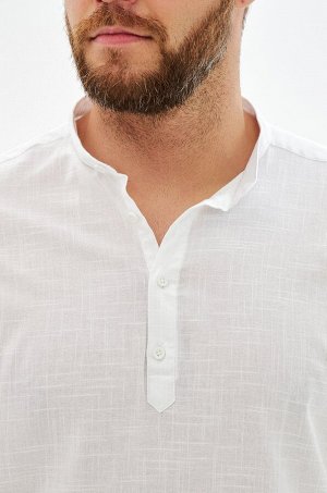 Мужская рубашка с воротником стойка