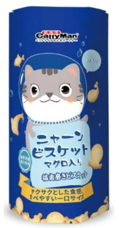 Catty Man Молочные бисквиты на основе тихоокеанского тунца для чистки зубов. Для кошек, 60 г