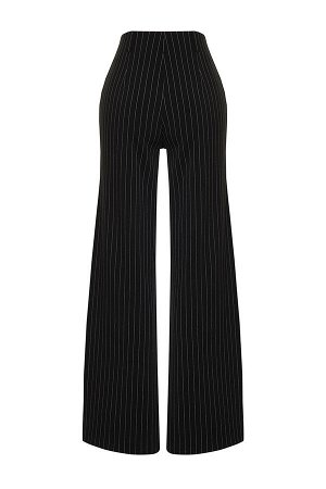 Черные полосатые тканые брюки ограниченной серии
