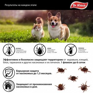 Средство концентрат от клещей муравьев и других насекомых DR.KLAUS 250 мл