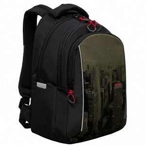 Рюкзак школьный GRIZZLYс карманом для ноутбука 13", анатомической спинкой, для мальчика