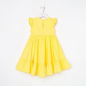 Платье детское KAFTAN Princess 34 (122-128 см), жёлтое