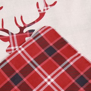 Постельное бельё "Этель" Scottish deer дуэт 143х215 см 2 шт,220х240 см,70х70 см 2 шт,поплин 125 г/м2