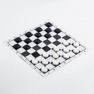 Шашки, настольная игра «На каждый день», с доской 31x31 см