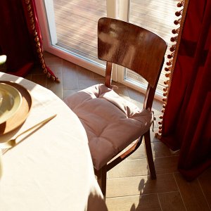 Сидушка на стул Этель Kitchen 42х42 см, цвет сиреневый, 100% хлопок, саржа 220 г/м2