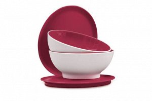 Чаша Аллегро 275 мл вишня, 2шт - Tupperware®.