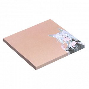 Блок с липким краем бумажный 75х75 мм, ErichKrause "Manga", 50 листов
