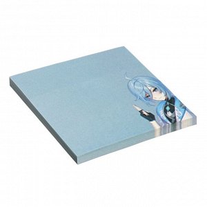 Блок с липким краем бумажный 75х75 мм, ErichKrause "Manga", 50 листов