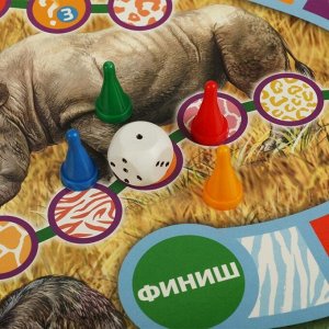 Настольная игра «Животные планеты Земля», 2-4 игрока, 10+