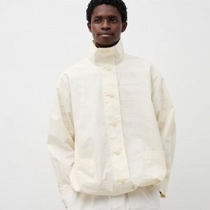 UNIQLO - легкая куртка оверсайз из хлопка - 01 OFF WHITE