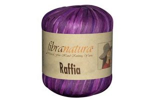 Пряжа FIBRA NATURA RAFFIA 100% целлюлоза, 90 м, 40 г