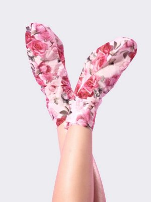 Koelf Маска-носочки для ног с экстрактом розы Rose Petal Satin Foot Mask