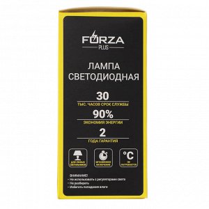 FORZA Лампа светодиодная A60 14 Вт, Е27, 1250 Лм, 6500 К, 175-265 В, Ra>80, IRF