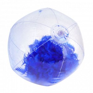SILAPRO Мяч надувной пляжный с перьями, d=40см, ПВХ 0,18 мм