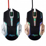 FORZA Компьютерная мышь, игровая, 6 кнопок, с подсветкой, длина шнура 140см