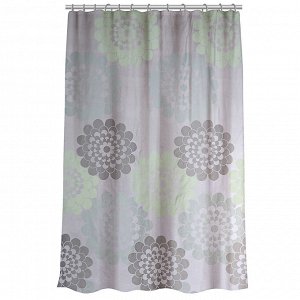 VETTA Шторка для ванной, полиэстер, 90 г/м2, 180x180см, ЛЕОПАРД