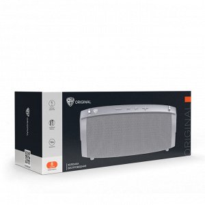 BY Колонка беспроводная Drive, 10Вт, 1800мАч, BT5.0, USB, Micro-SD, AUX, подсветка, серый