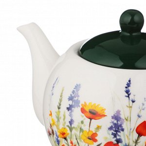 MILLIMI Полевые цветы Чайник, 900мл, керамика