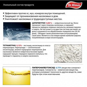 Средство от мух ос аэрозоль DR.KLAUS 600мл