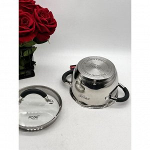 Кастрюля из нержавеющей стали с крышкой FESSLE диаметр 16 см (2.0 л)