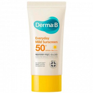 Derma:B Everyday Mild Sunscreen SPF50+ PA++++ Мягкий солнцезащитный крем на каждый день
