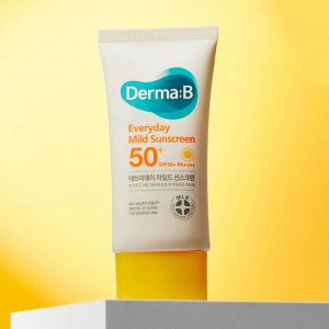 Derma:B Everyday Mild Sunscreen SPF50+ PA++++ Мягкий солнцезащитный крем на каждый день