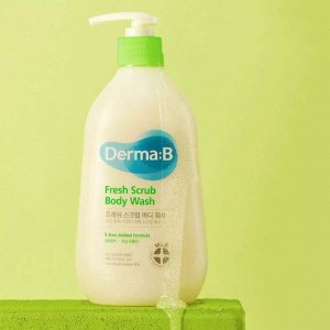 Derma:B Fresh Scrub Body Wash Ламеллярный освежающий гель-скраб для душа