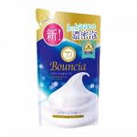 Сливочное жидкое мыло Bouncia для рук и тела с нежным свежим ароматом 360мл мягкая упаковка