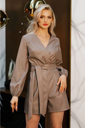 MONA STYLE FASHION&DESIGN 22063 бежевый, Комбинезон