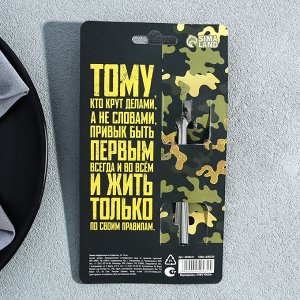 Ложка чайная с гравировкой «Крутой мужик», 3x14 см