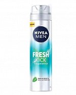 Nivea ГЕЛЬ д/бритья  Fresh Kick  200мл