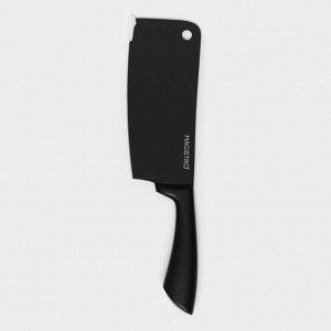 Нож Сантоку кухонный Magistro Vantablack, длина лезвия 20,3 см, цвет чёрный
