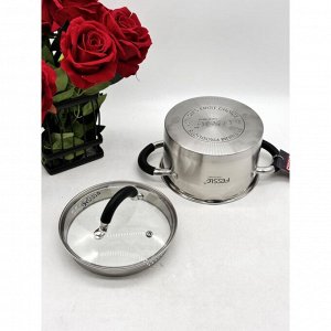 Кастрюля из нержавеющей стали с крышкой FESSLE диаметр 16 см (1.9 л)