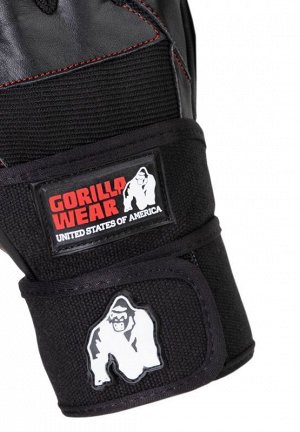 Мужские перчатки Gorilla Wear "Dallas" GW-99144 черный-красный