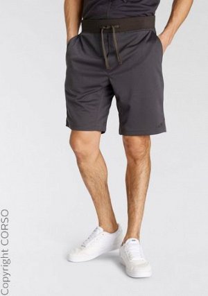 Шорты Мужские шорты для йоги бренд Ocean Sportswear (Herren Yoga Shorts) Цвет изделия: антрацит Бренд: Ocean Sportswear Ассортимент: Спортивная Размерная категория: Обычные размеры Спортивные шорты Oc