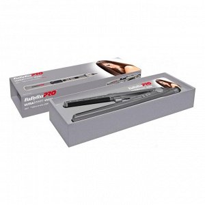 BaByliss Профессиональный паровой выпрямитель для волос / UltraSonic Styler BAB2191SEPE, серый металлик, 28 мм