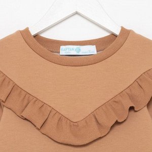 Платье для девочки KAFTAN Basic line 30 (98-104 см), цвет кофе