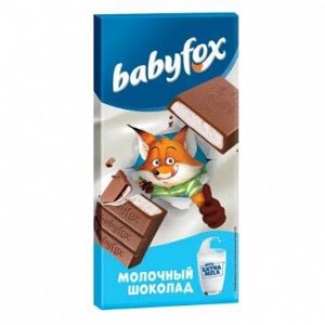 «BabyFox», молочный шоколад, 90 г