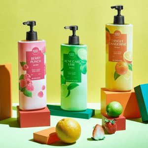 "Happy Bath" Парфюмированный гель для душа с ароматом лайма 900 г
