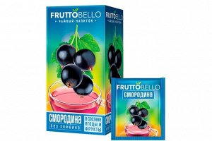 «Fruttobello», чайный напиток «Черная смородина», 25 пакетиков, 37,5 г