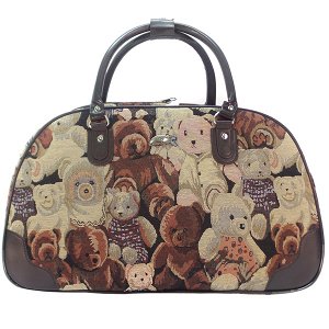 Дорожная сумка Borgo Antico. 301 beige bear