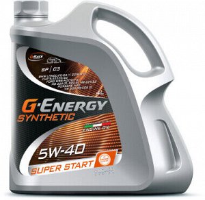 Масло моторное синтетическое  G-Energy Synthetic Super Start 5W-40, ACEA C3, API SP, 1Л