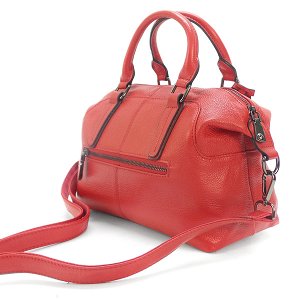 СКИДКА. Женская сумка Borgo Antico. Кожа. 8007 red