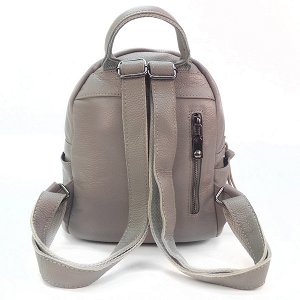 Рюкзак Borgo Antico. Кожа. 8138 light gray