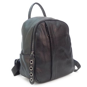 Рюкзак Borgo Antico. Кожа. 1703 black