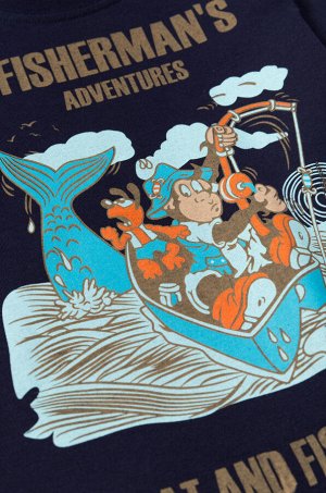 Футболки для мальчиков "Adventure", цвет Темно-синий