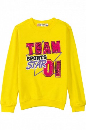 Толстовки для девочек "Team Star", цвет Желтый