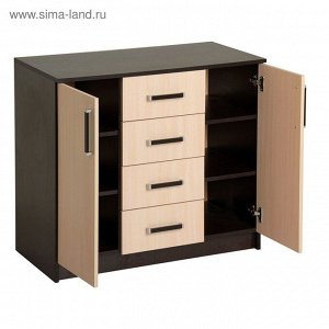 Комод Аура, 820х1000х440, Венге/Дуб молочный